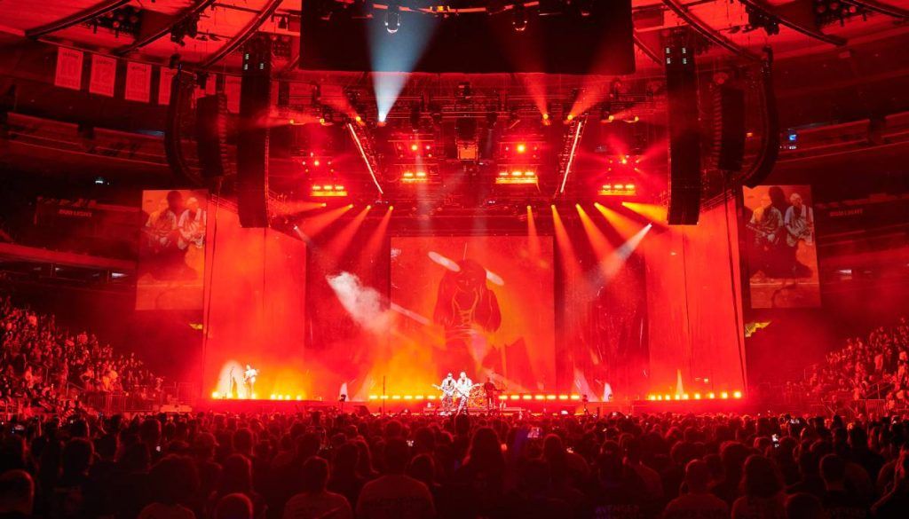  LMG Touring carried a full L-Acoustics K Series loudspeaker concert sound system out on Avenged Sevenfold's recent Life Is But A Dream North American Tour
