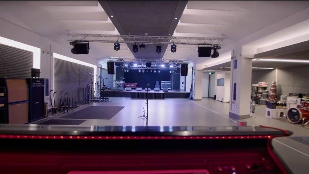 The 250-capacity Marshall Studios live space featuring L-Acoustics can be used for live recordings, performances, and industry events