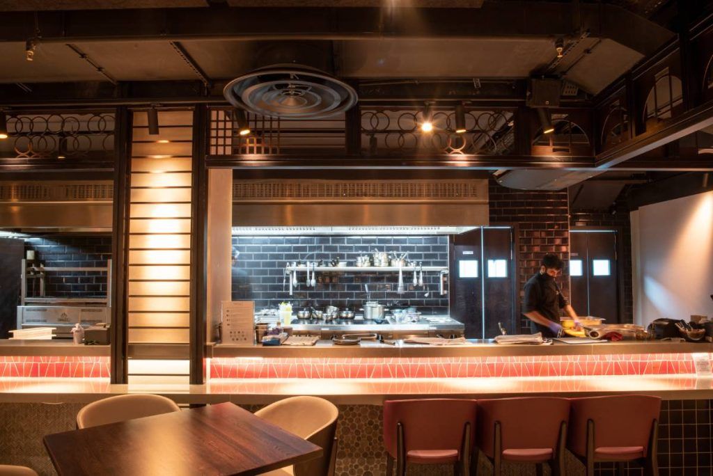 The L-Acoustics sound system was installed with exceptional sound quality across the restaurants different spaces in mind