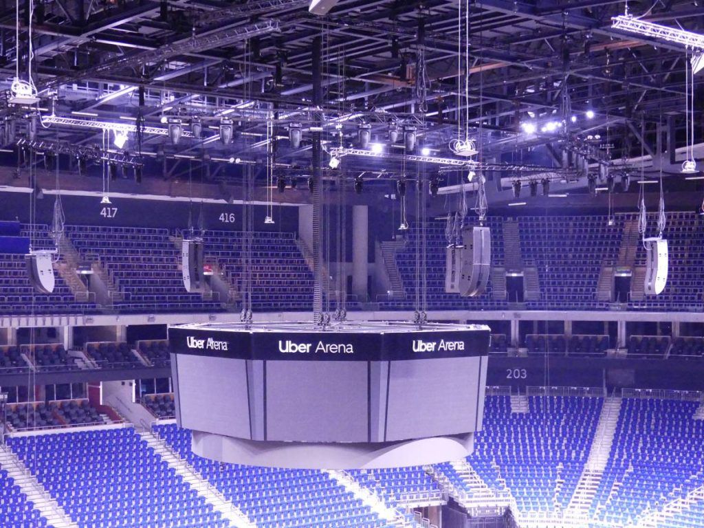 The Uber Arena is the first sports facility in the world to install L-Acoustics L Series