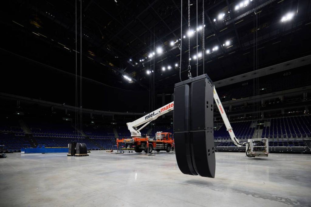 The L-Acoustics L2 upgrade provides unparalleled flexibility for Uber Arena