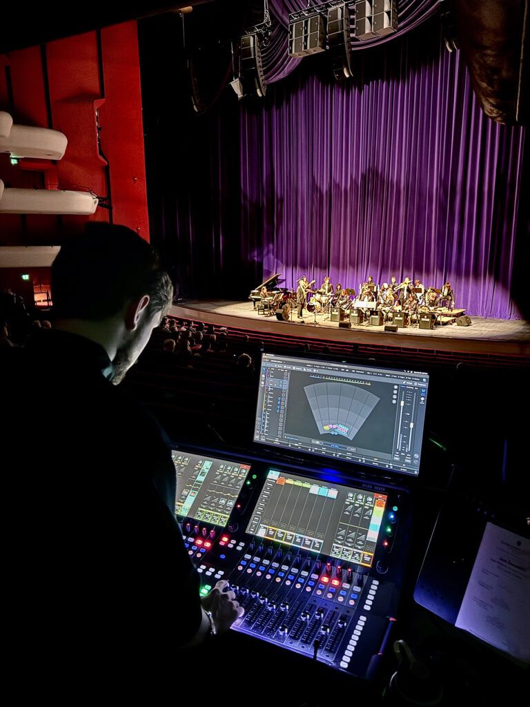 IU Students at the Jacobs School of Music in Bloomington have been enjoying creating L-ISA mixes on the MAC’s new L-Acoustics system